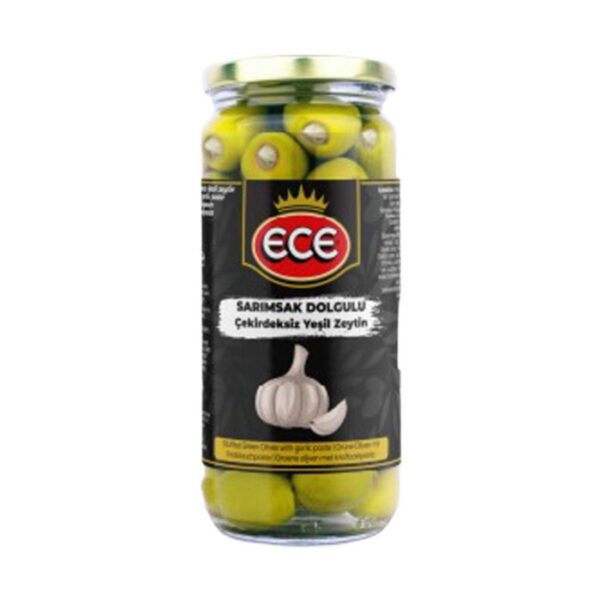 500 CC KVZ ECE SARIMSAK DOLGULU YEŞİL ZEYTİN