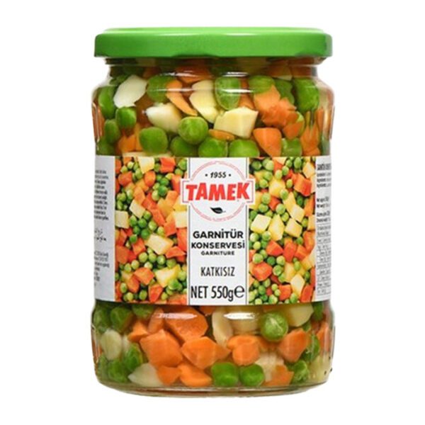 Karışık Garnitür Cam Kavanoz 550 Gr