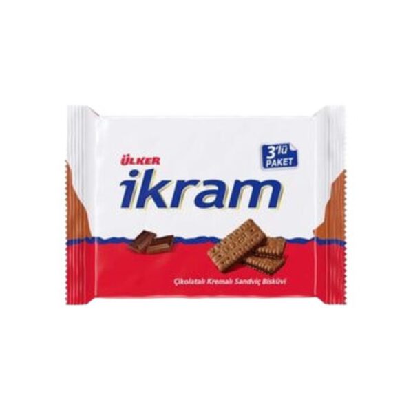 İkram Çikolatalı Kremalı Sandviç Bisküvi 250 Gr
