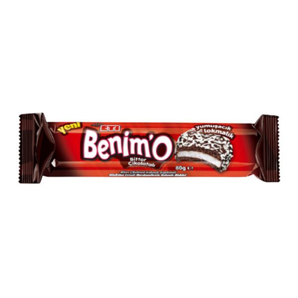 Bisküvi Benim'o Bitter Çikolatalı 80 Gr