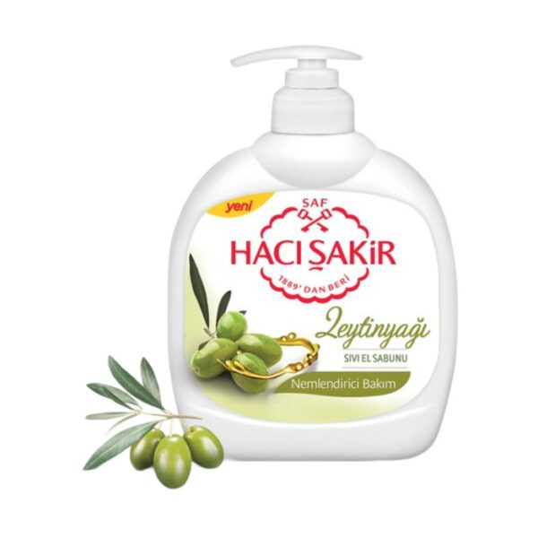 Hacı Şakir Zeytinyağı Nemlendirici Bakım Sıvı Sabun 300 Ml