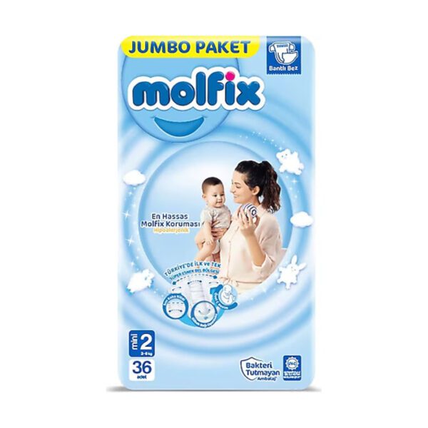 Bebek Bezi 3d Mini Jumbo Paket 2 Numara 36'lı