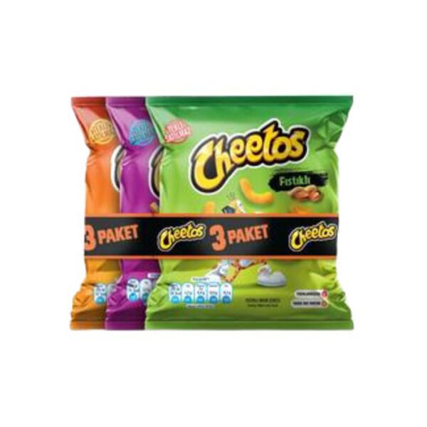 Mısır Cipsi Fıstık Peynir Biftek Multipack 3'lü 60 Gr
