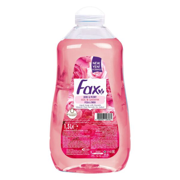 FAX SIVI SABUN 1.5L GÜL& ŞAKAYIK 1*8