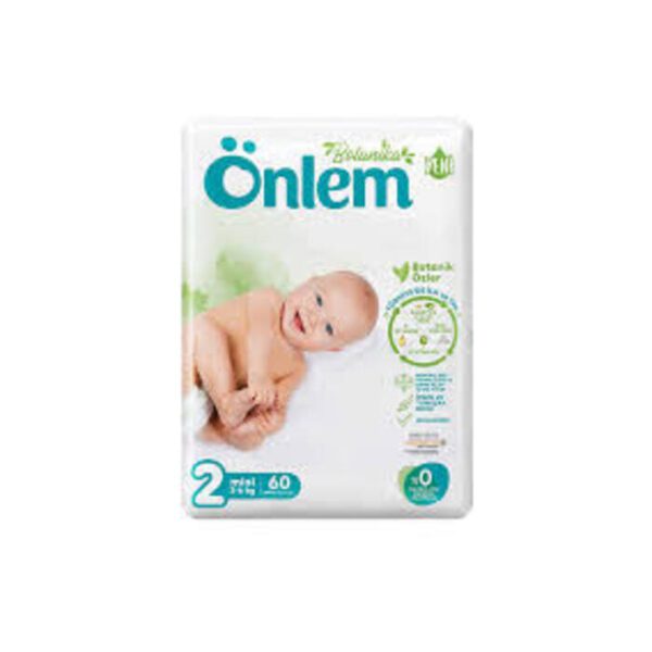 Önlem Botanika 2 Numara Mini Bebek Bezi Jumbo Paket 60 Adet