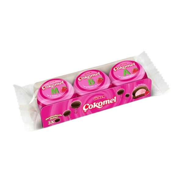 Çokomel Marshmallow Çilekli 3x12 Gr
