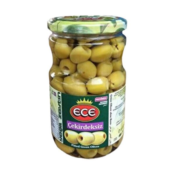 720 CC KARE KVZ ECE ÇEKİRDEKSİZ YEŞİL ZEYTİN
