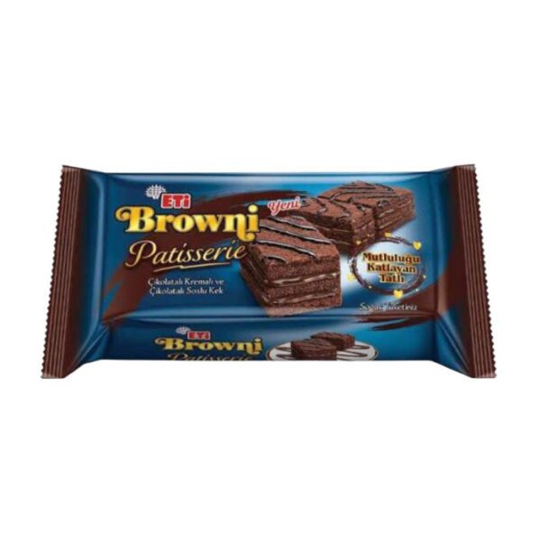 Kek Browni Çikolata Kremalı Ve Çikolata Soslu 165 Gr