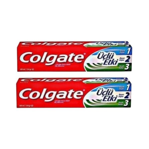 Colgate Üçlü Etki Diş Macunu 125 Ml + 125 Ml 2'li Paket