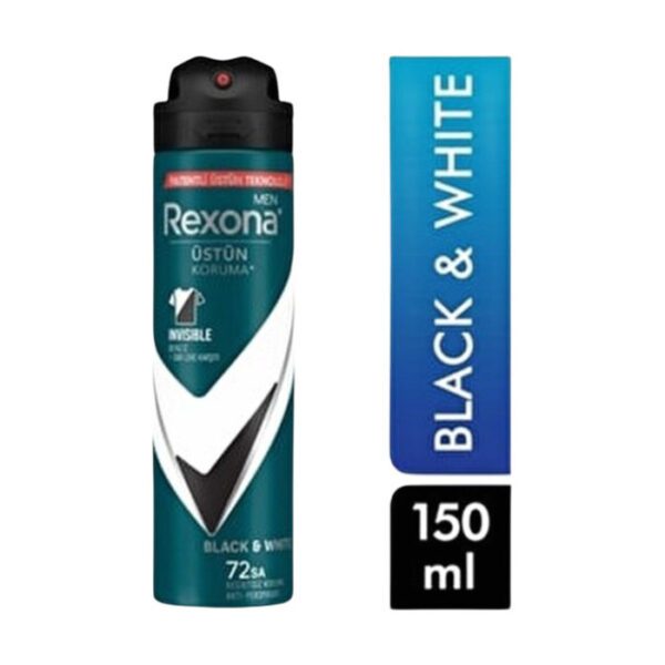 Deodorant Men İnvisible Black White Erkek 150 Ml