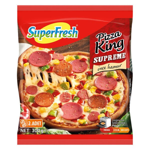 Pizza King İnce Hamur 2'li 300 Gr