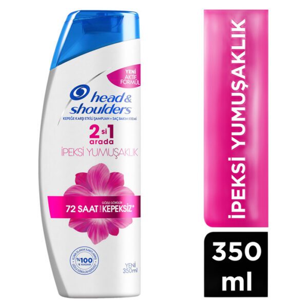 Şampuan 2'si 1 Arada İpeksi Yumuşaklık 350 Ml