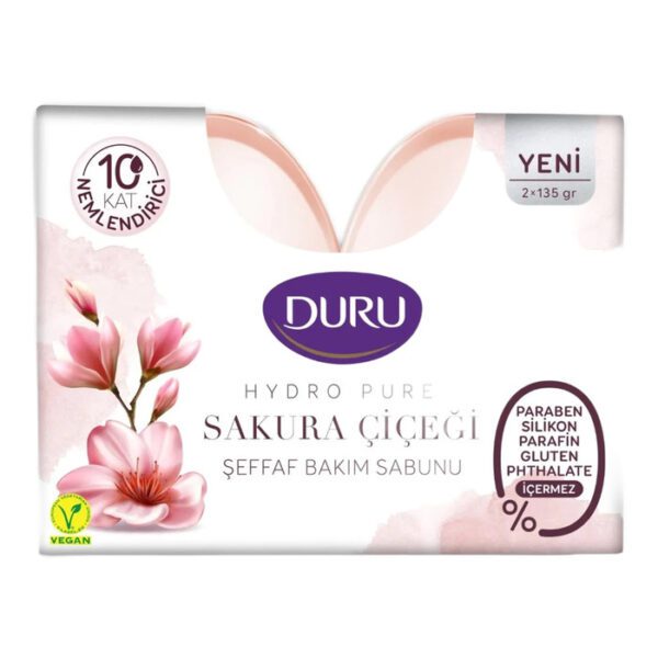 Sabun Sakura Çiçeği 2'li 270 Gr