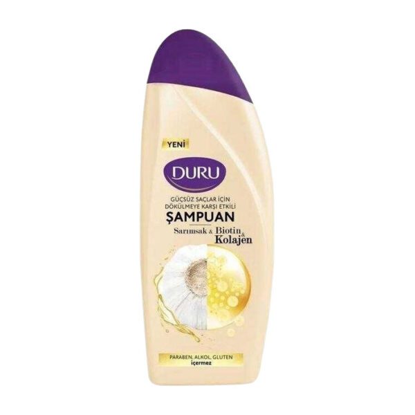 Şampuan Sarımsak Biotin Kolajen Dökülmeye Karşı Etkili 500 Ml
