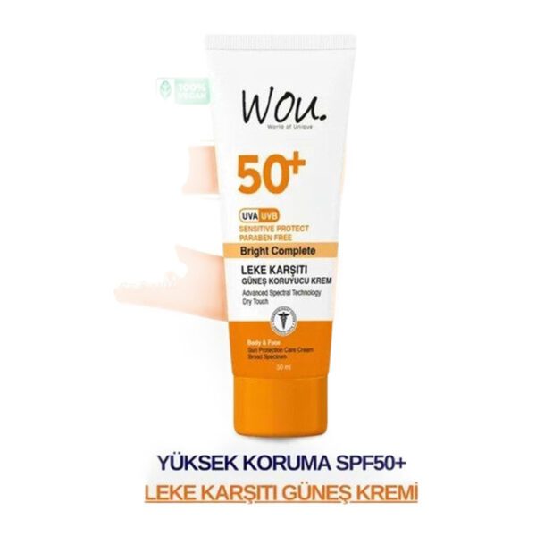 WOU LEKE KARŞITI GÜNEŞ KORUYUCU KREM 50 ML.