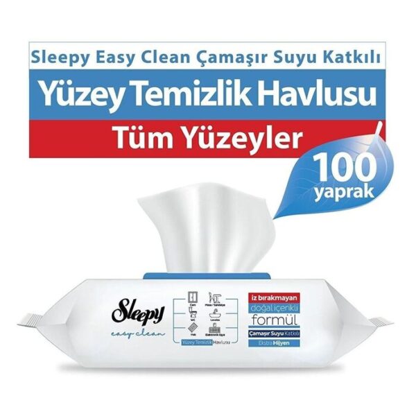 Easy Clean Çamaşır Suyu Katkılı Yüzey Temizlik Havlusu 100'lü