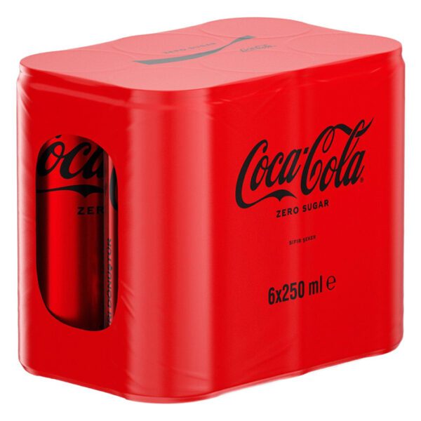 Coca-Cola Şekersiz Kutu 250 ml 6’lı Paket
