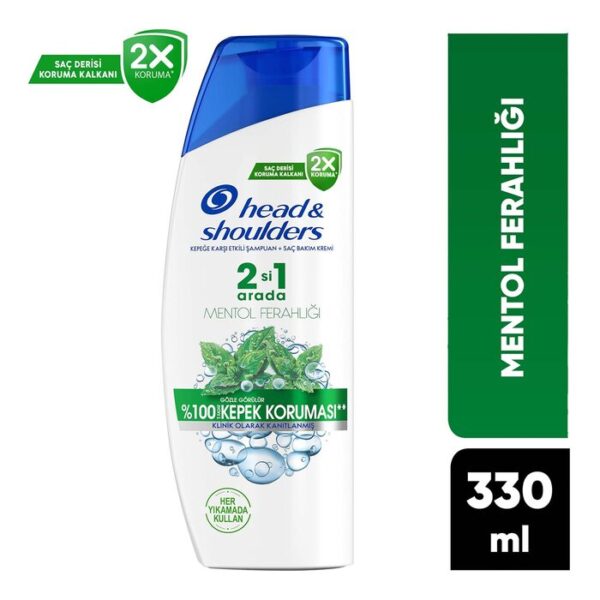 Head And Shoulders Şampuan Mentol Ferahlığı 2in1 330 Ml