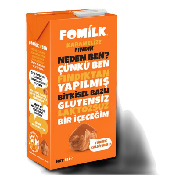 Bitkisel Bazlı Karamelize Fındık İçeceği 1 Lt