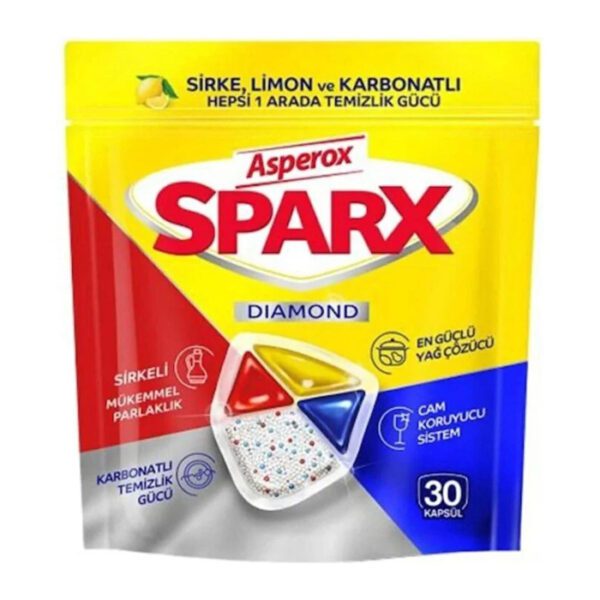 Bulaşık Makinesi Kapsülü Sparx Diamond 30'lu