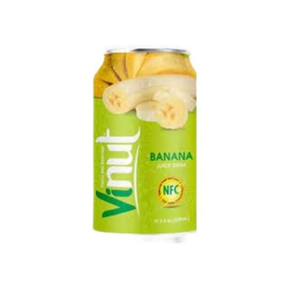 330ml VINUT 50% Juice Premium Banana Juice Drink