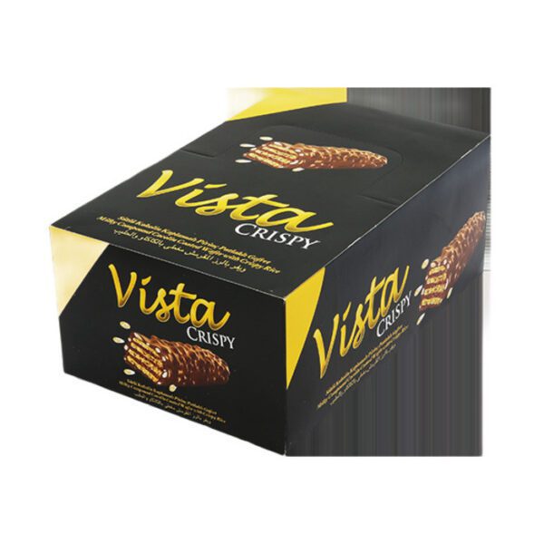 VİSTA CRISPY PİRİNÇ PATLAKLI GOFRET 25 GR 24'LÜ KUTU