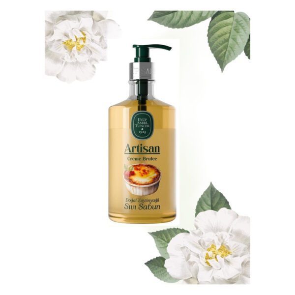 Artisan Doğal Zeytinyağlı Sıvı Sabun Creme Brulee 600 Ml