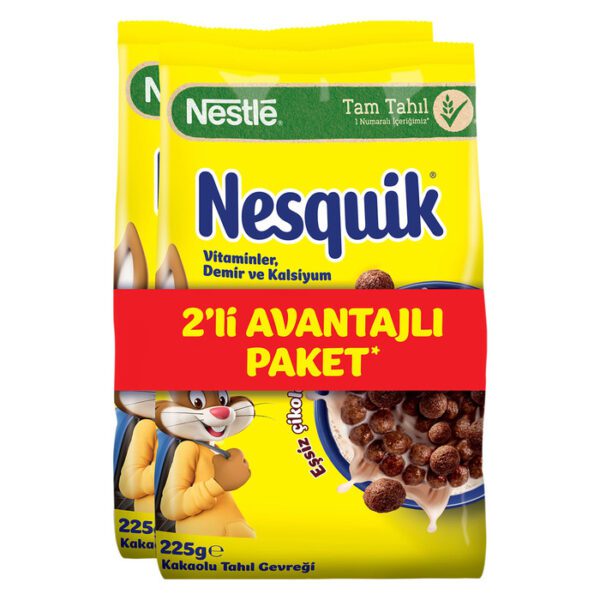 Nesquik Mısır Gevreği 2x225 Gr