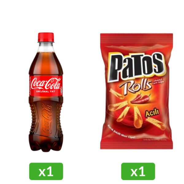 1 Adet Orijinal Tat 450 Ml & 1 Adet Rolls Acılı Mısır Çerezi Süper Boy 109 Gr
