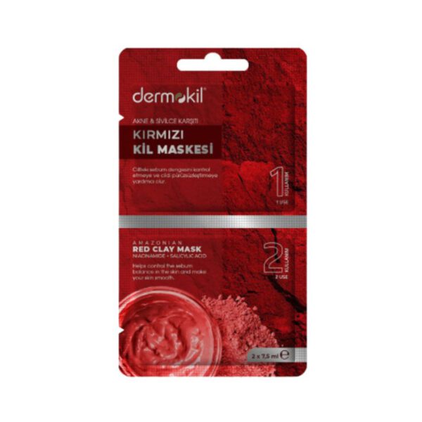 Akne Ve Siyah Nokta Karşıtı Kırmızı Kil Maskesi 10 Ml