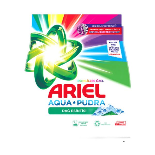Çamaşır Deterjanı Toz Aqua Pudra Dağ Esintisi Renklilere Özel 4 Kg