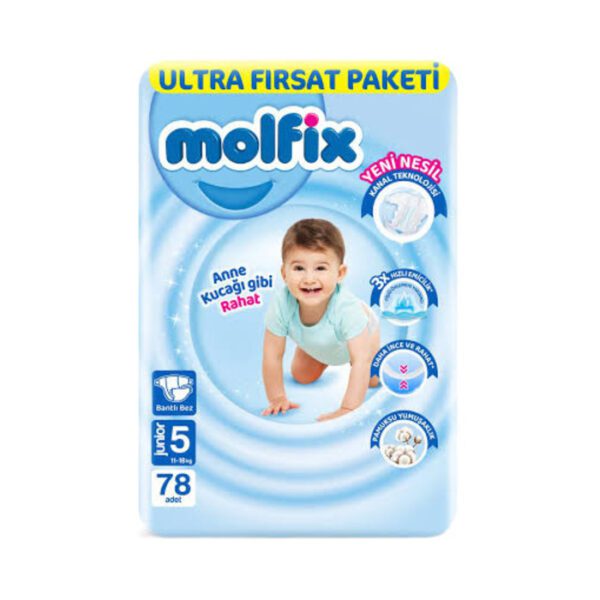 Bebek Bezi 5 Beden Junior 78'li