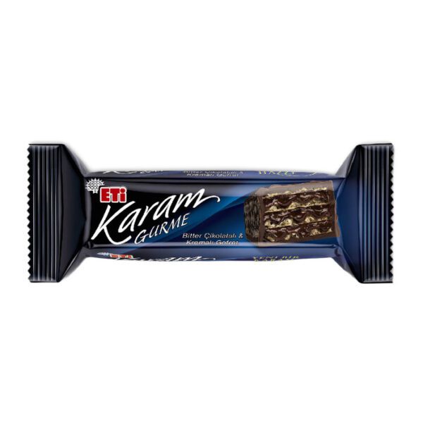 Karam Gurme Bitter Çikolatalı & Kremalı Gofret 50 Gr