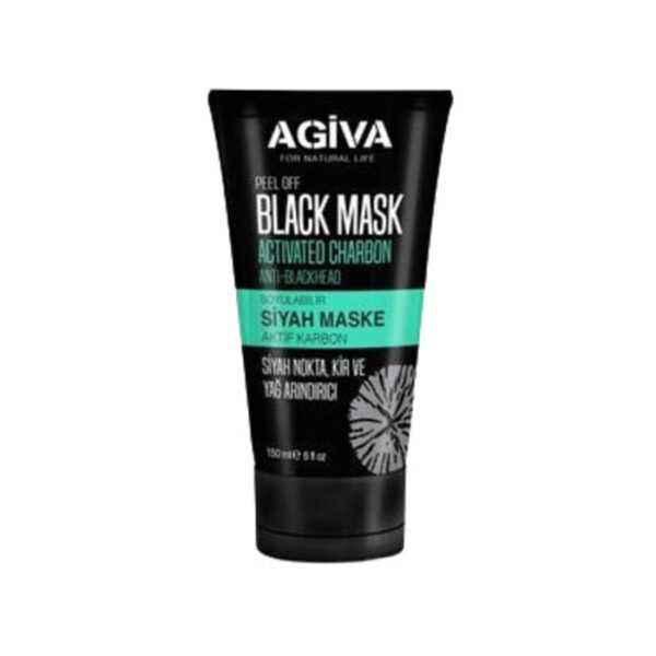 Agiva Soyulabilir Siyah Maske 150 ml