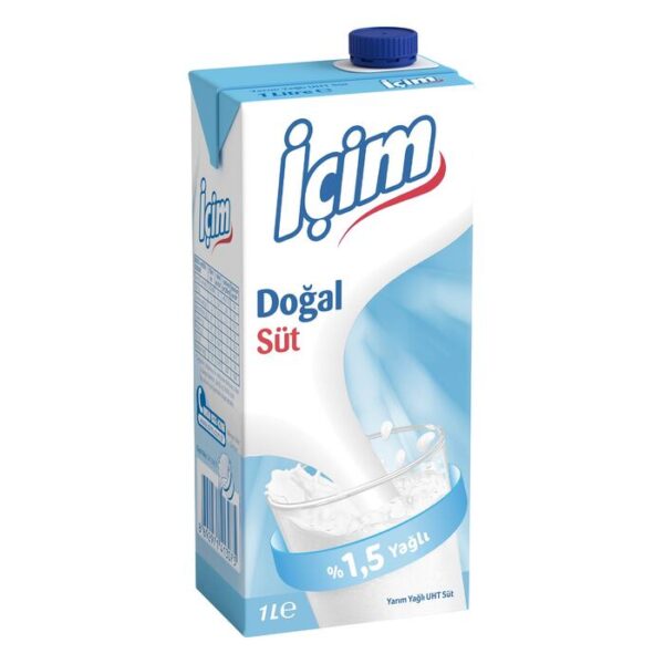 Süt Yarım Yağlı 1 Lt