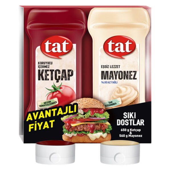 Ketçap 650 Gr + Mayonez 560 Gr Sıkı Dostlar