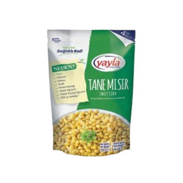 Yemek Hazır Mısır Tane Haşlanmış 220 Gr