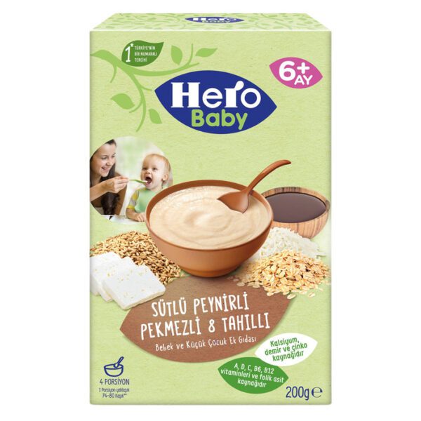 Maması Kaşık Sütlü Peynirli Pekmezli 8 Tahıllı 200 Gr