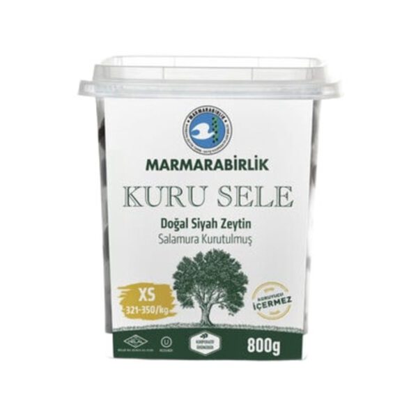 Zeytin Kuru Sele Siyah 800 Gr