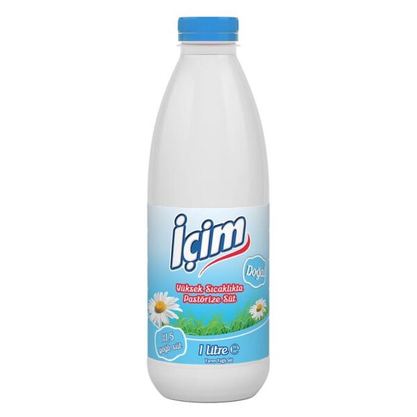 Süt Günlük Pastörize Yarım Yağlı 1 Lt