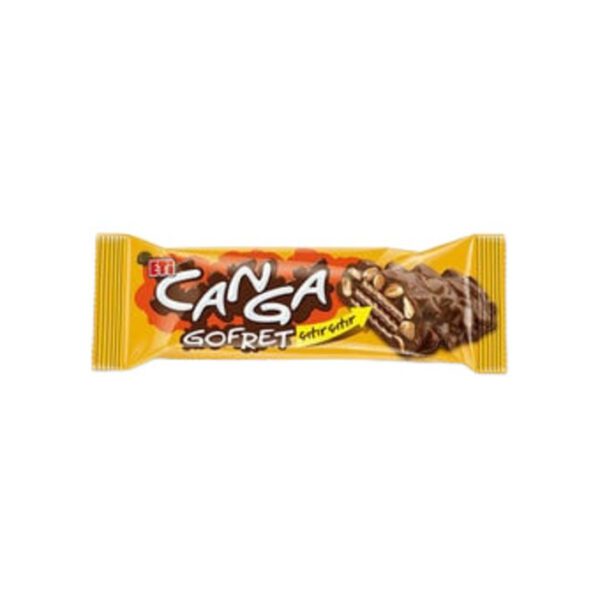Gofret Canga Yerfıstığı Kaplı Fındık Kremalı 34 Gr