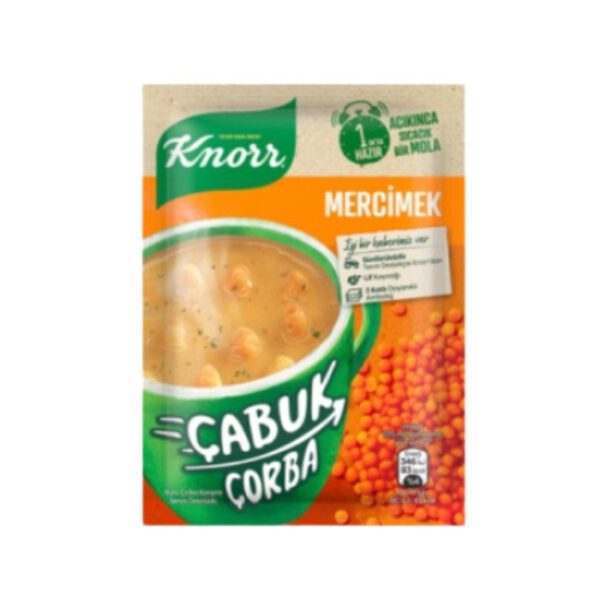 Çabuk Çorba Kıtırlı Mercimek 22 Gr