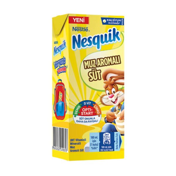 Süt Nesquik Muz Aromalı 180 Ml