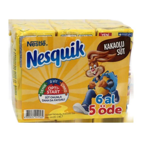 Nestle Nesquik Kakaolu Süt 6x180 ml