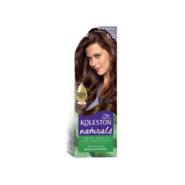 Saç Boyası 5.0 Açık Kahve Kutu 50 Ml