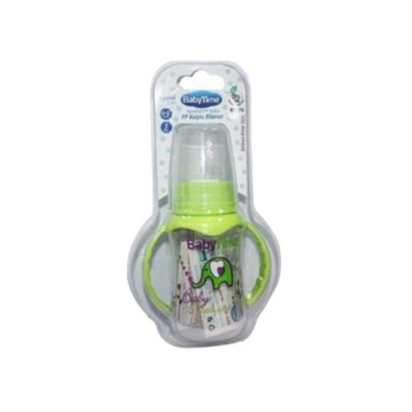 Babytime Kiraz Uçlu Kulplu Biberon 150 Ml Pudra 6+