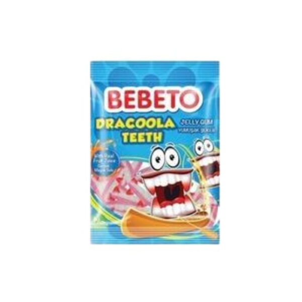 Dracoola Teeth Yumuşak Şeker Jelibon 80 gr