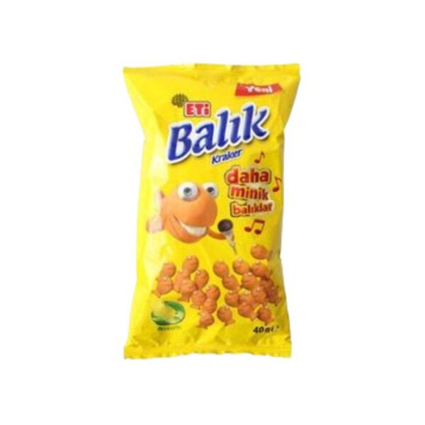 Balık Kraker Mini Mısırlı 40 Gr