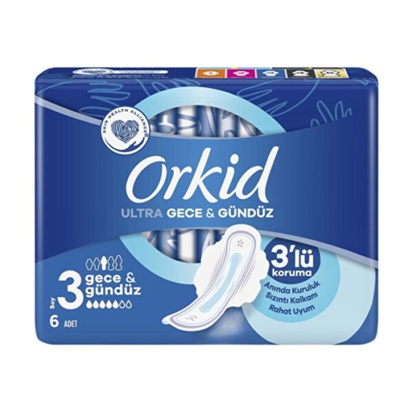 Ped Ultra Gece & Gündüz 3'lü Koruma 6 Adet