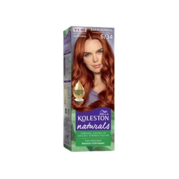Naturals Saç Boyası Bakır Kumral No: 6/34 50 Ml